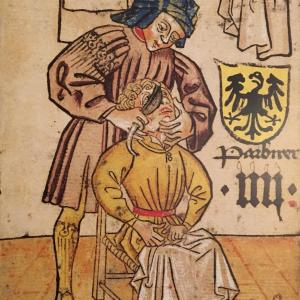 Joke 114: About the prostitute who complained about the barber’s evil deed
