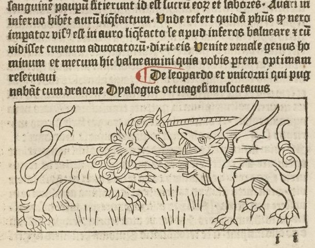 Concerning the Leopard and the Unicorn Who Fought the Dragon | De leopardo et unicorni
