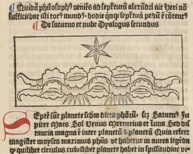 Concerning Saturn and the Cloud | De Saturno et nube
