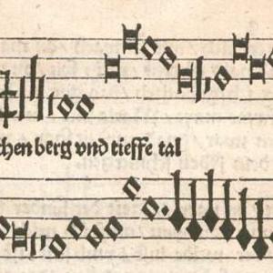 Between hill and valley deep | Zwischen perg und tieffe tal
