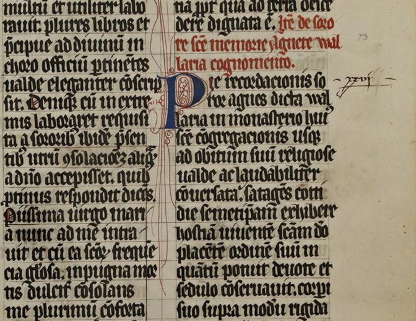 Regarding Sister Agnes Waller of Blessed Memory | Item de sorore sancte memorie Agnete, Wallaria cognomento
