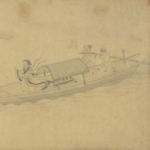 To the tune “Immortal by the River”—Returning at Night to Linggao
